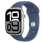 Smartwatch Apple Watch 10 GPS 46mm Silver Alu M/L Niebieski (null) (APPLE-MWWM3QH)