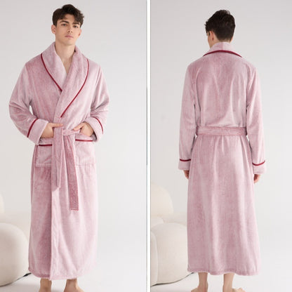 Thick Night-robe Flannel Couple Models