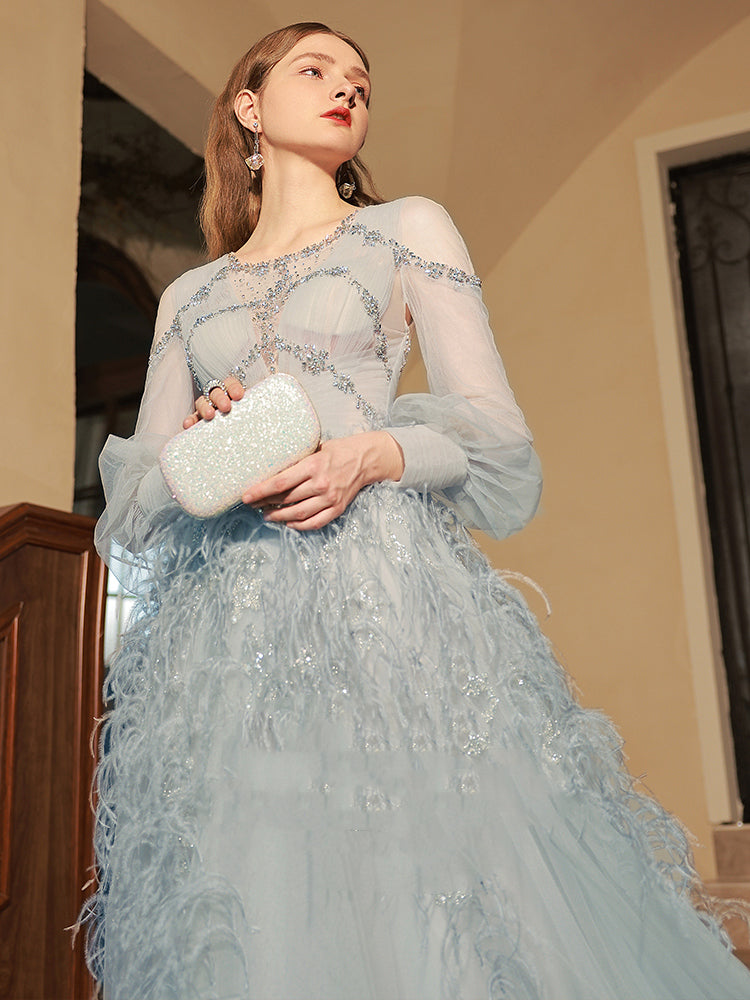 Vestido de cena para mujer, estilo adulto, temperamento