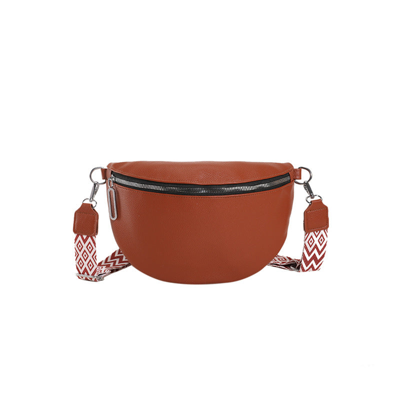 Bolso bandolera de piel suave de gran capacidad