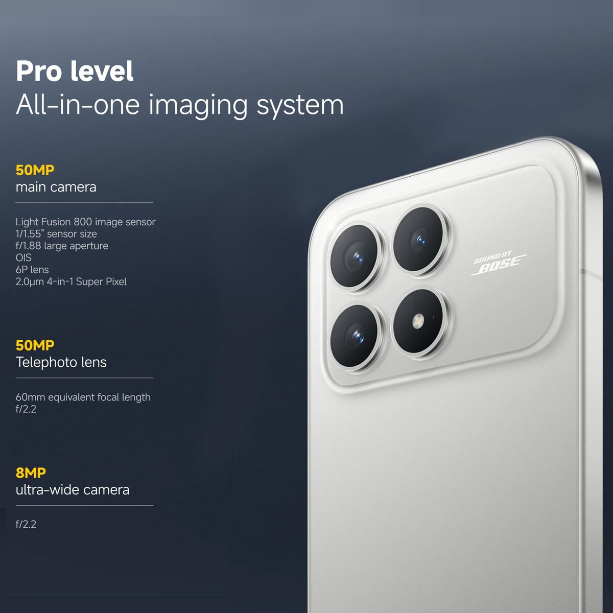 Smartphone Poco POCO F8 Pro 5G 6,9" Octa Core 12 GB RAM 512 GB Negro