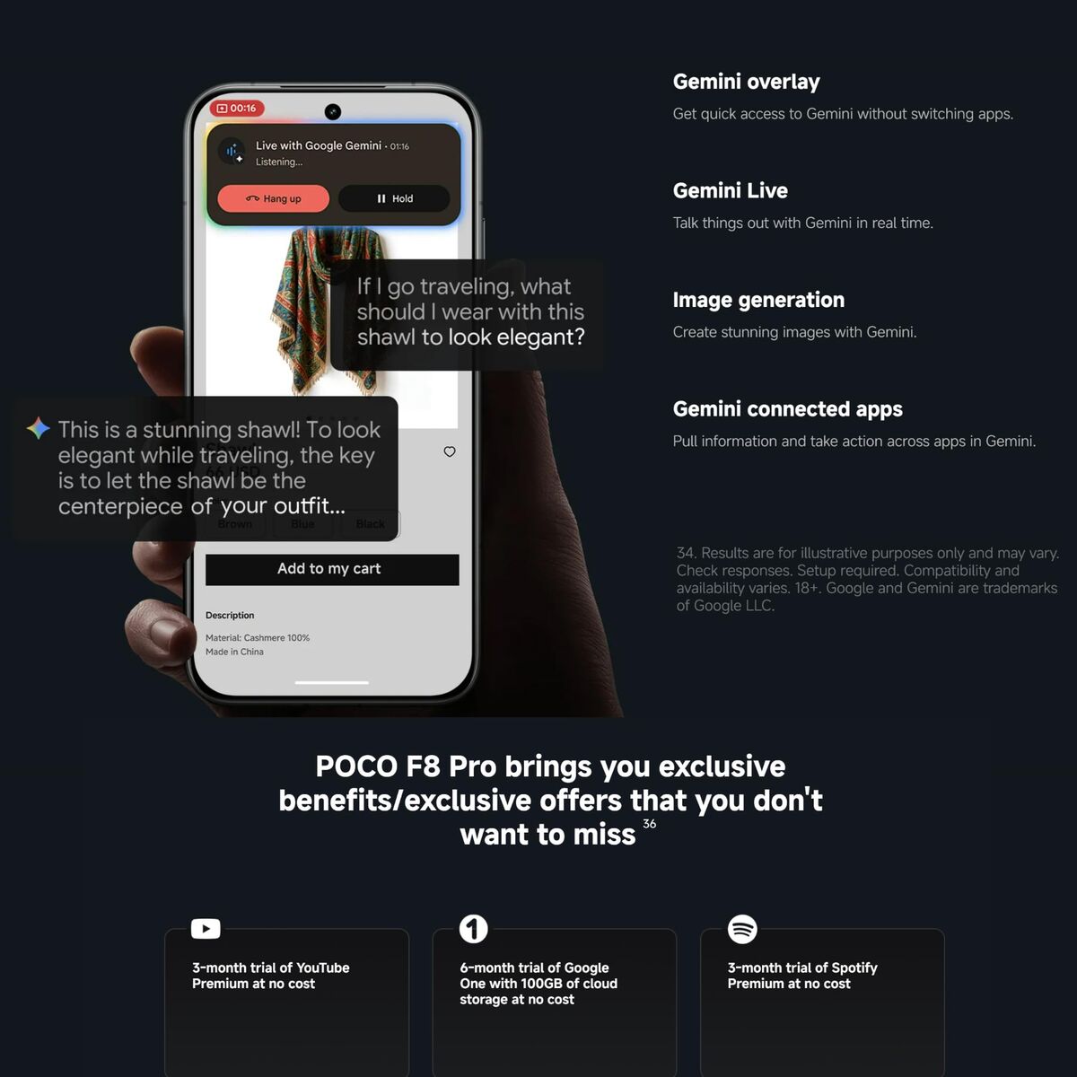 Smartphone Poco POCO F8 Pro 5G 6,9" Octa Core 12 GB RAM 512 GB Black