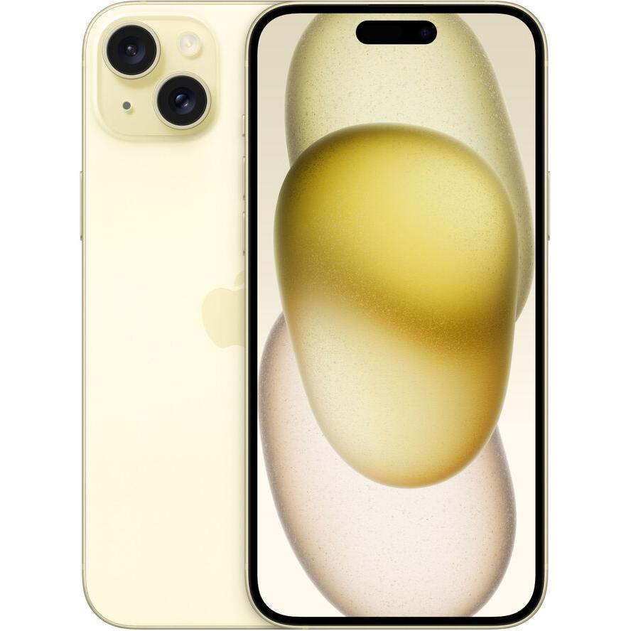 Teléfono inteligente Apple iPhone 15 Plus 256 GB Amarillo (MU1D3) (MU1D3ZD/A)