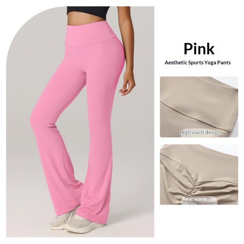 Pantalones acampanados para yoga, running y pilates que realzan los glúteos