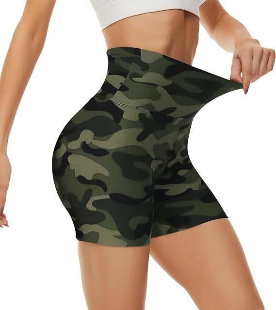 Pantalones cortos de ciclismo ajustados con cintura elástica para mujer