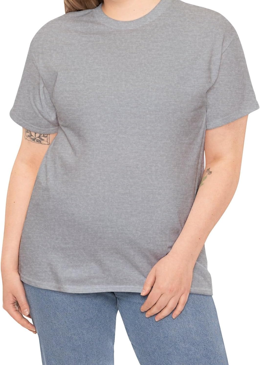 Premium Heavy Cotton T-Shirt for Men & Women | 100% Pure Cotton Tee | Durable, Soft & Classic Unisex Fit