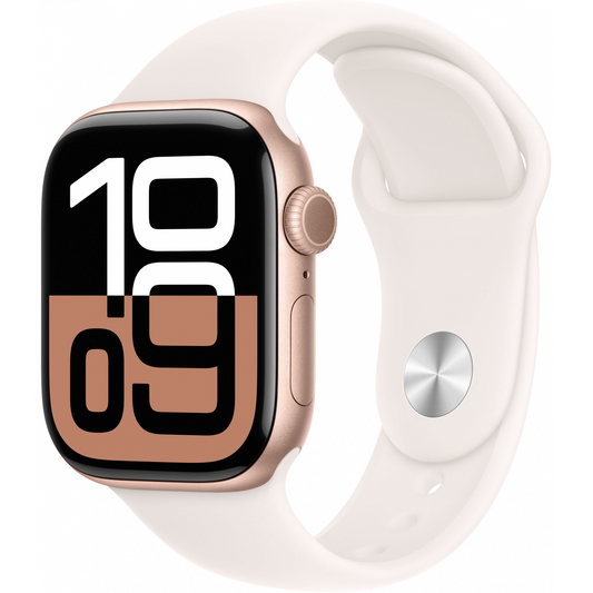 Smartwatch Apple Watch 10 GPS 42mm Rose Gold Alu S/M Różowy (MWWH3) (MWWH3QF/A)