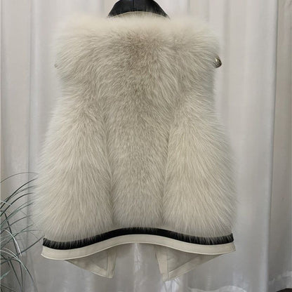 Fashion Slimming Slim Women Fur Vest
