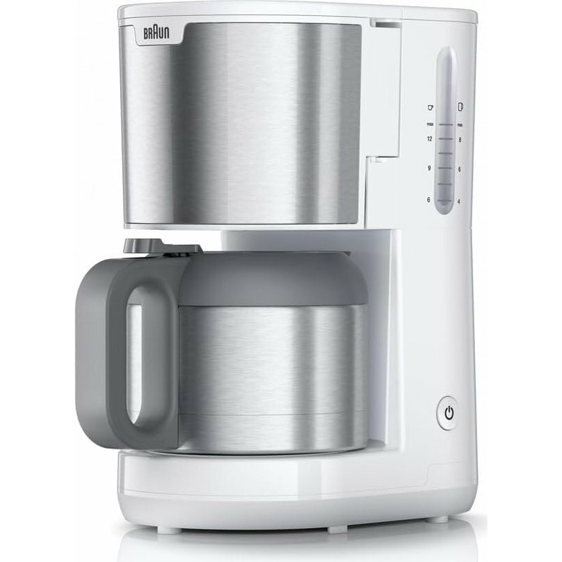 Cafetera de filtro Braun IDCollection KF1505 WH de 1,2 l (0X13211070)