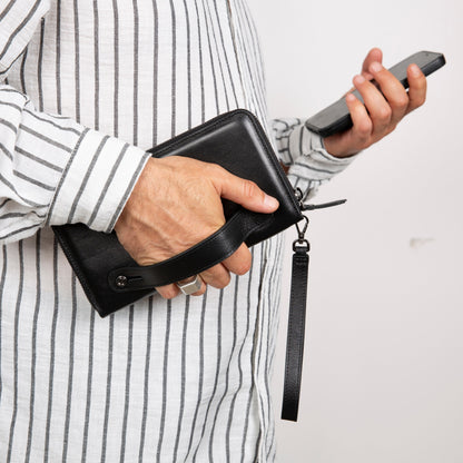 Anchorage Leather Wallet – Phone Holder & 12 Card Slots