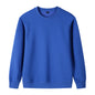 320g Straight Shoulder Pure Cotton Autumn Long Sleeve Round Neck Solid Color Sweatshirt Customized