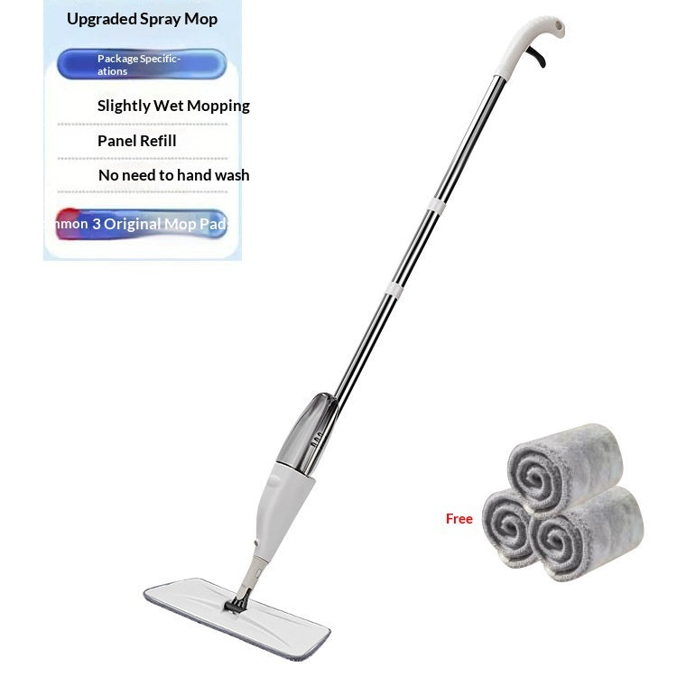 El trapeador en aerosol y el trapeador plano en aerosol limpian en una sola pasada. Adecuado tanto para limpieza en seco como en húmedo.