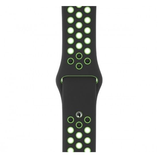 Curea pentru Apple Watch MXQW2FE/A 38/40/41mm, Apple, Negro/Verde (MXQW2FE)