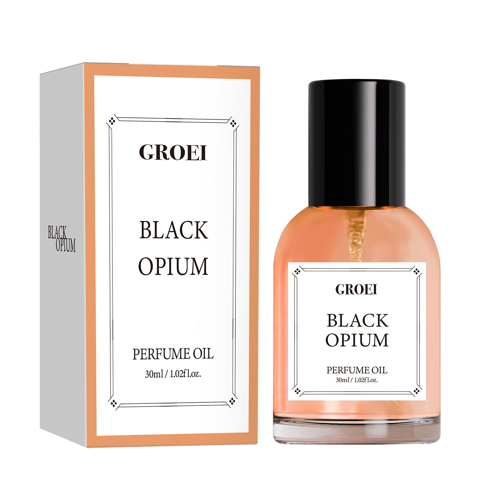 Aceite de perfume Black Opium para mujer