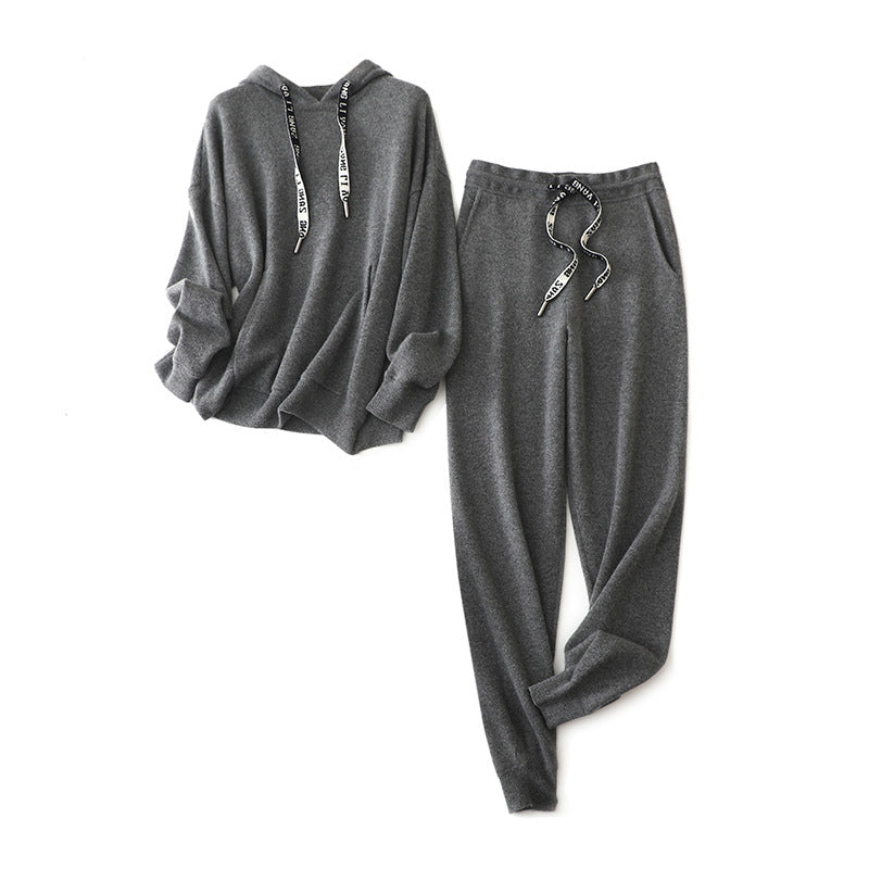 Traje de cachemira con capucha de oveja tibetana para otoño e invierno