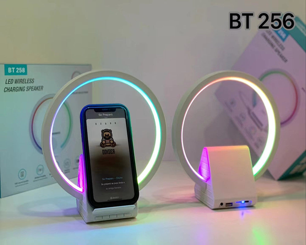Altavoz Bluetooth con luz ambiental inteligente y decoraciones de moda
