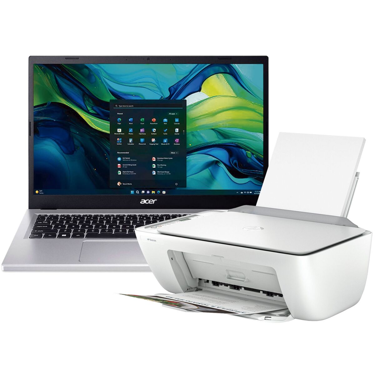 Portátil Acer AG15-42P R5-5625U 8/512 GB + HP 2810 AMD Ryzen 5 5625U 15,6" 8 GB RAM 512 GB