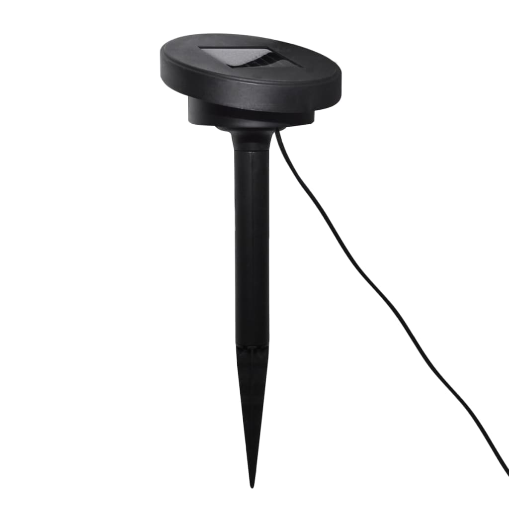 Luces de jardín NNEVL, 6 unidades LED con anclajes de punta y paneles solares