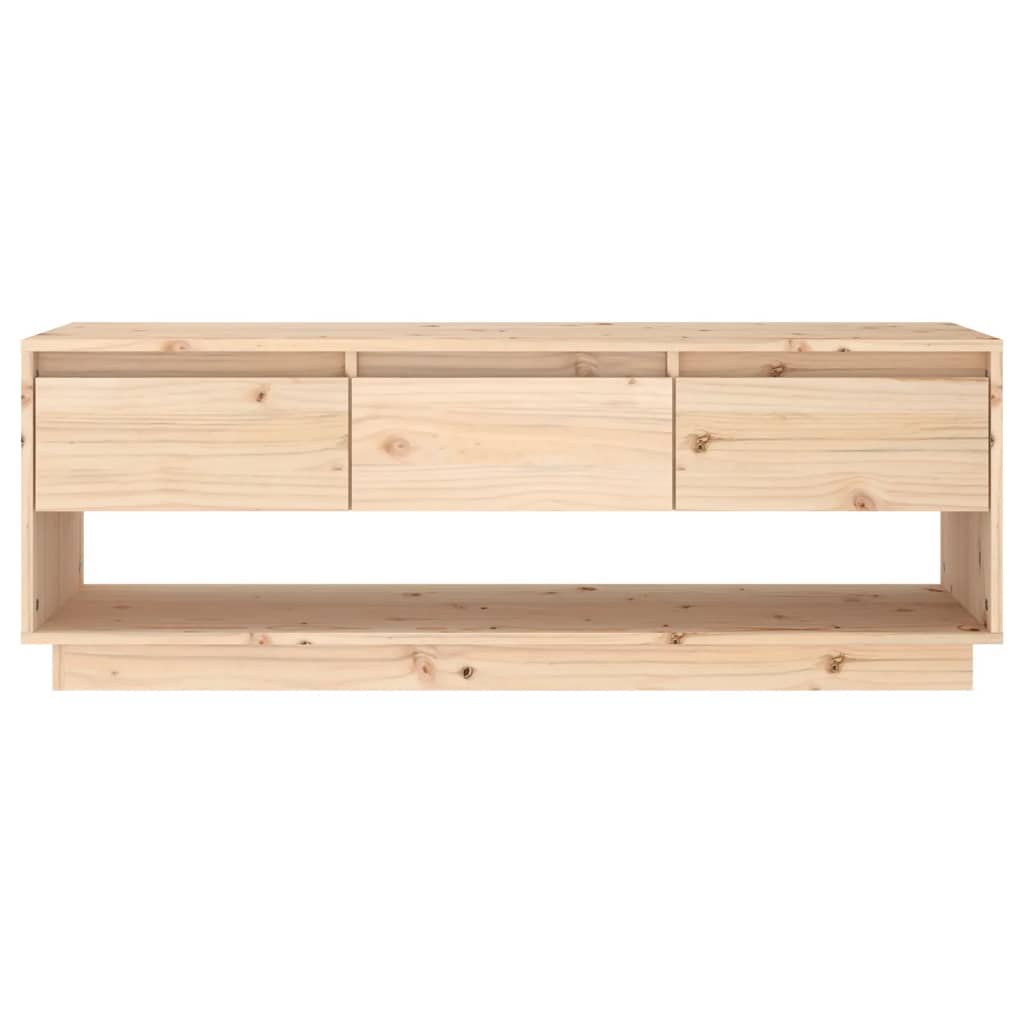 Mueble de TV NNEVL 110,5x34x40 cm Madera Maciza Pino