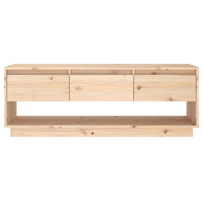 NNEVL TV Cabinet 110.5x34x40 cm Solid Wood Pine