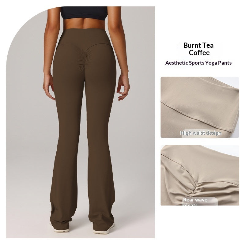 Pantalones acampanados para yoga, running y pilates que realzan los glúteos