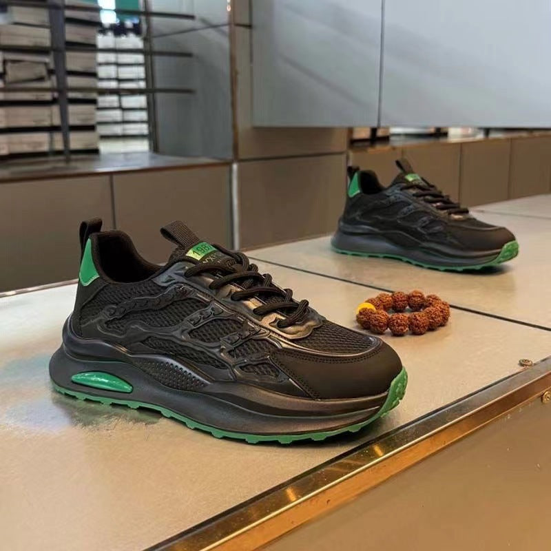 Zapatillas blancas con cordones, zapatos planos de malla transpirable a la moda, ligeros, versátiles, informales, para correr y caminar.