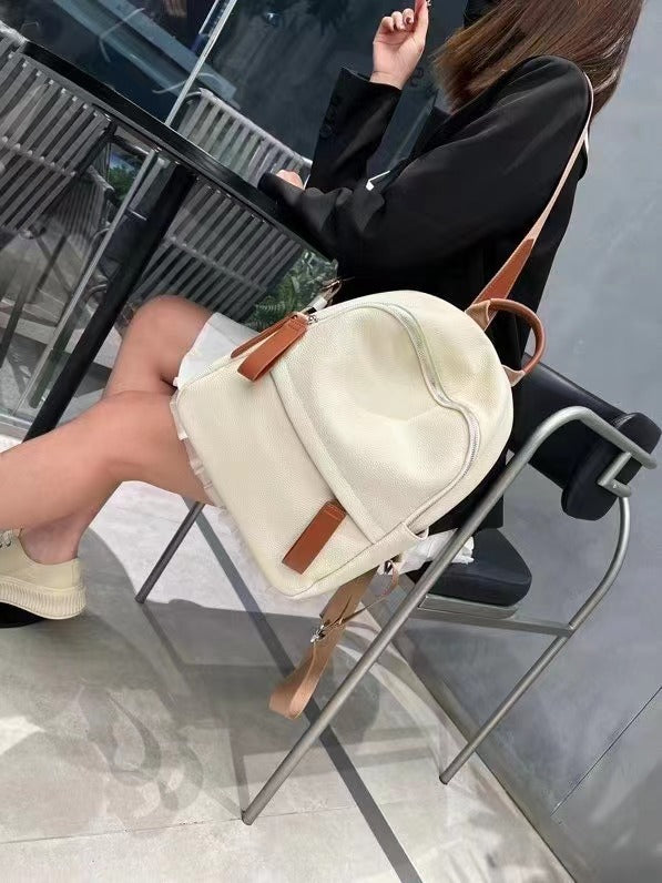 Mochila de cuero Baidu de alta calidad