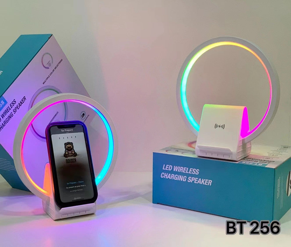 Altavoz Bluetooth con luz ambiental inteligente y decoraciones de moda