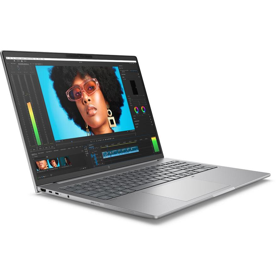 Estación de trabajo móvil HP ZBook 8 G1i - Intel Core Ultra 7 255H / 2 GHz - Win 11 Pro - Arc 140T - 16 GB RAM - 512 GB SSD NVMe, TLC - 40,6 cm (16") IPS 1920 x 1200 - Wi-Fi 7, Bluetooth - Meteorsilber - kbd_ Deutsch (A3ZT9ET#ABD)