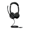 Jabra Evolve2 50 Auriculares Vezetékes Fejpánt Iroda/telefonos ügyfélközpont USB A típus Fekete (25089-999-999)