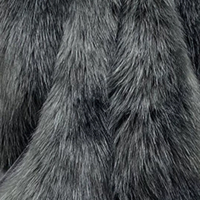 Chaleco de piel cálido para mujer de otoño e invierno