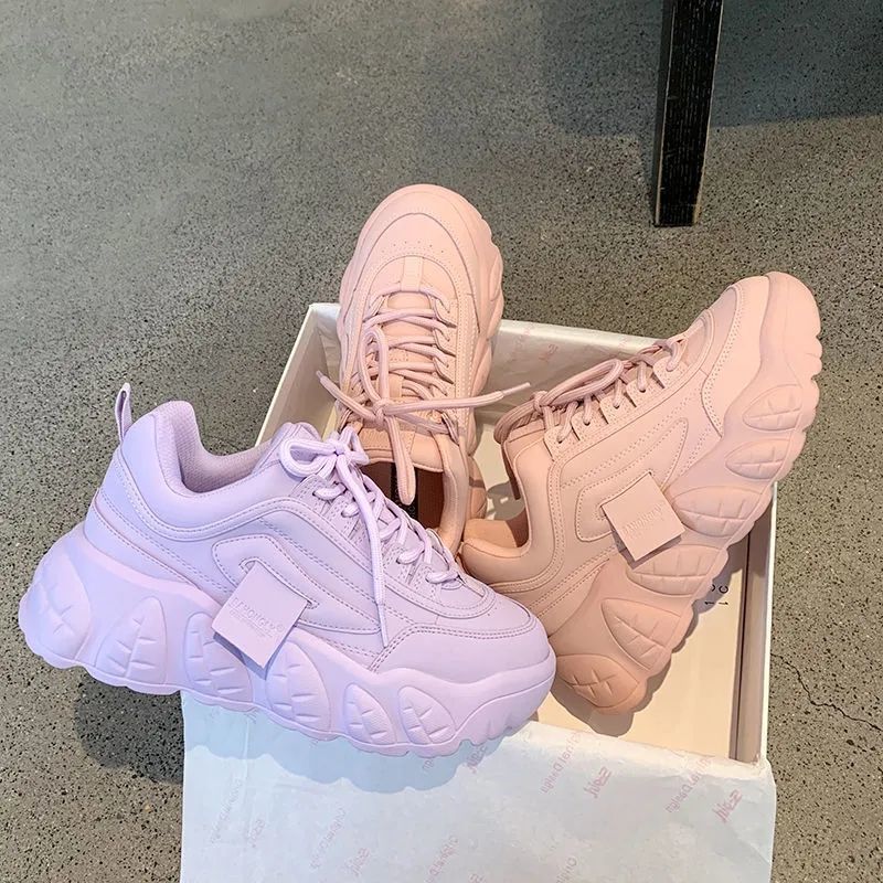 Zapatillas de deporte casuales con plataforma para combinar con todo tipo de zapatos Daddy Shoes