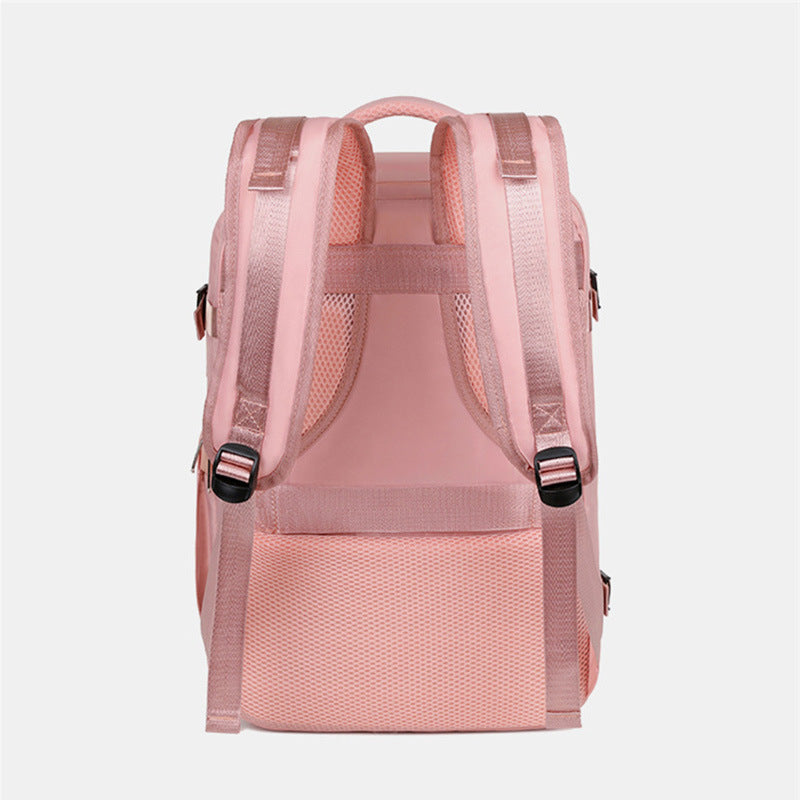 Nueva mochila de viaje para mujer, de gran capacidad, para equipaje seco y húmedo, ideal para estudiantes universitarios.