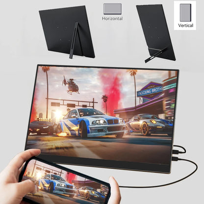 ZWBA 18 Inch 2.5K 144Hz IPS LED Portable Monitor for Gaming with Anti-Blue Light