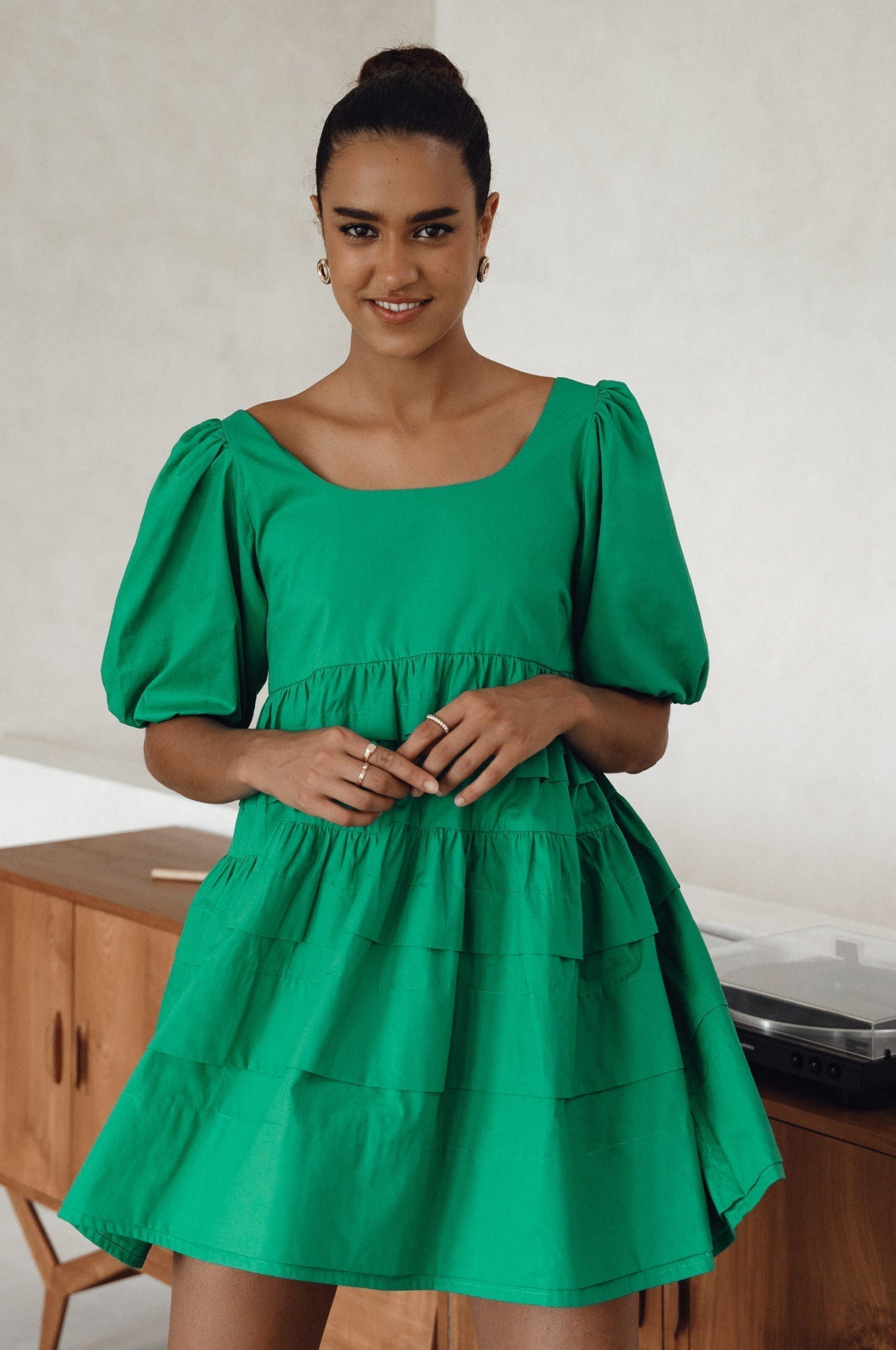 فستان أندريا بيبي دول قطني قصير (تخفيضات)