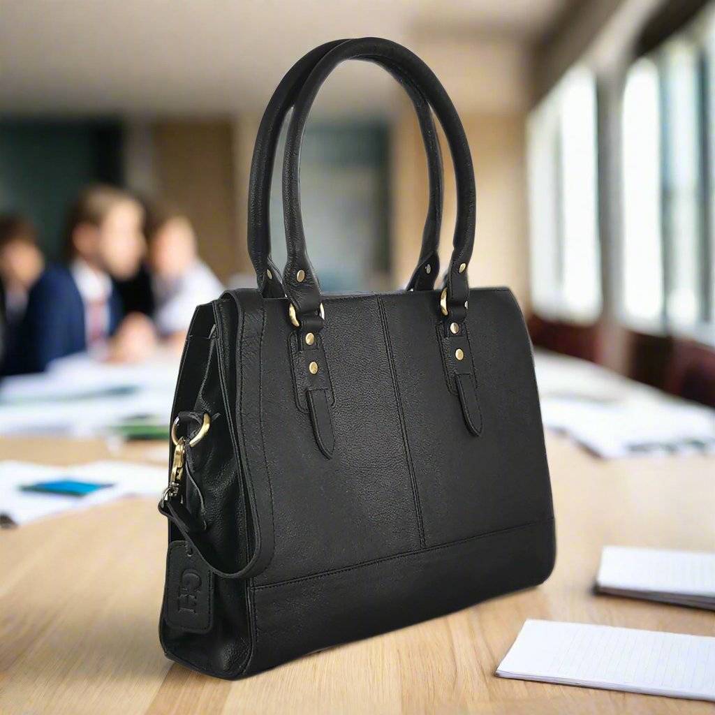 Bolso Signature de 15", color negro