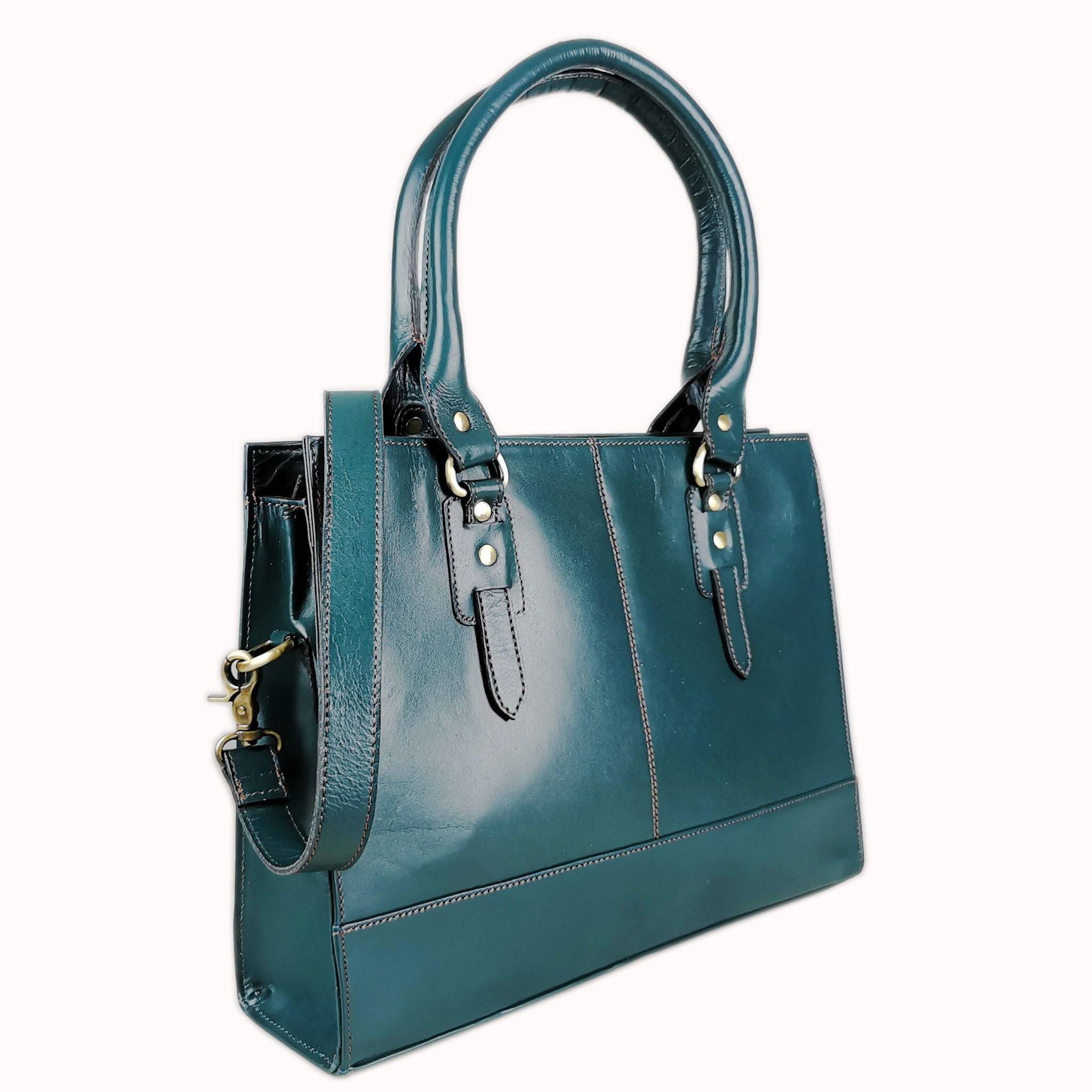 Bolso Signature de 15", verde botella