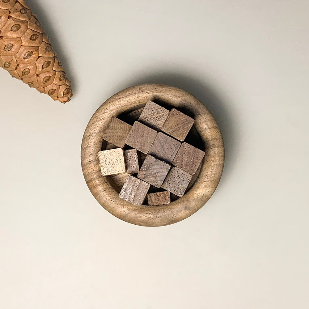 Difusor de taza de nogal negro | Decoración elegante para el hogar | Difusor de aceites esenciales naturales sin agua