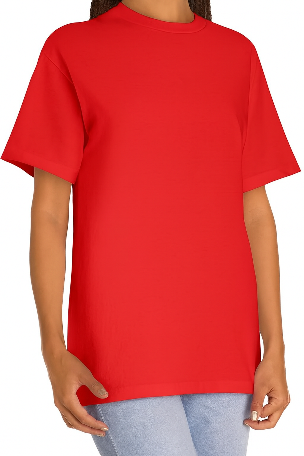 Camiseta premium de algodón grueso para hombre y mujer | 100 % algodón puro | Resistente, suave y clásica, unisex 