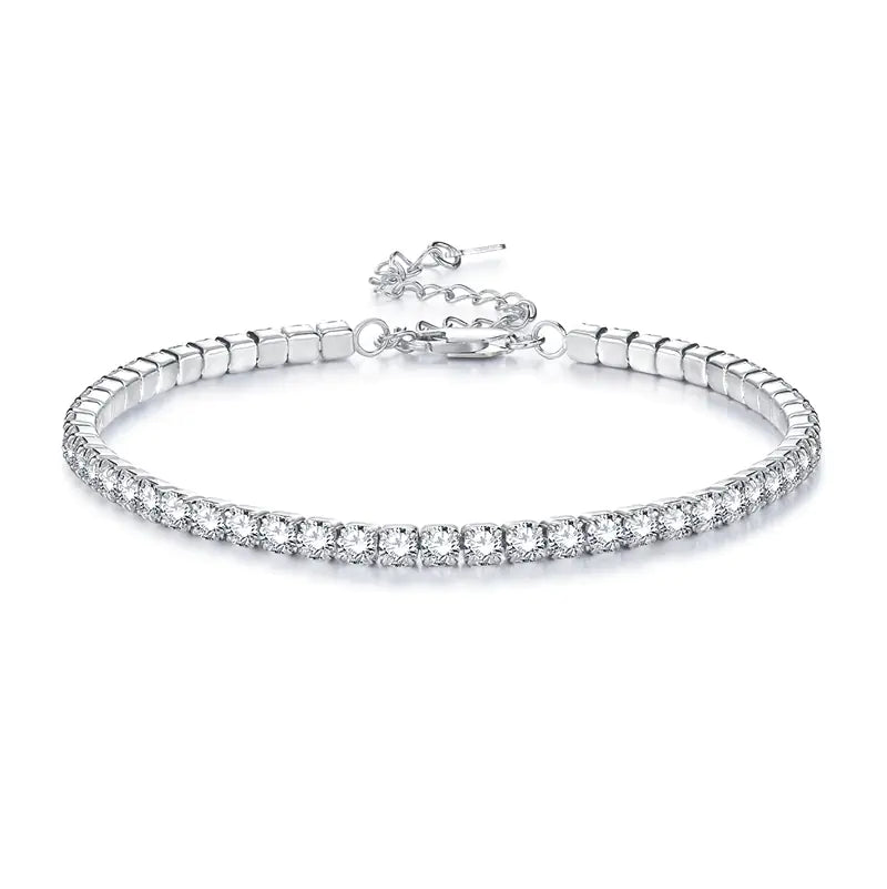 Women's High Carbon Full Diamond Bracelet