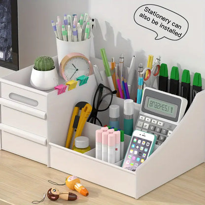 NNETM Large Capacity Cosmetic Storage with Drawers Store Brushes, Makeup, Skincare, Perfumes