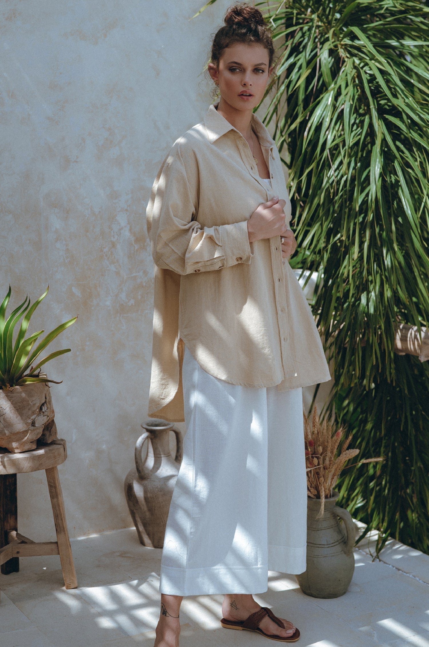 Pantalones de lino Delhi