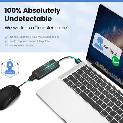 NNEOBA Fully Automatic USB Mouse Jiggler with HD Screen