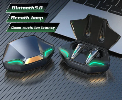 NNEOBA Wireless Bluetooth Gaming Earbuds with Mic – HiFi Sound