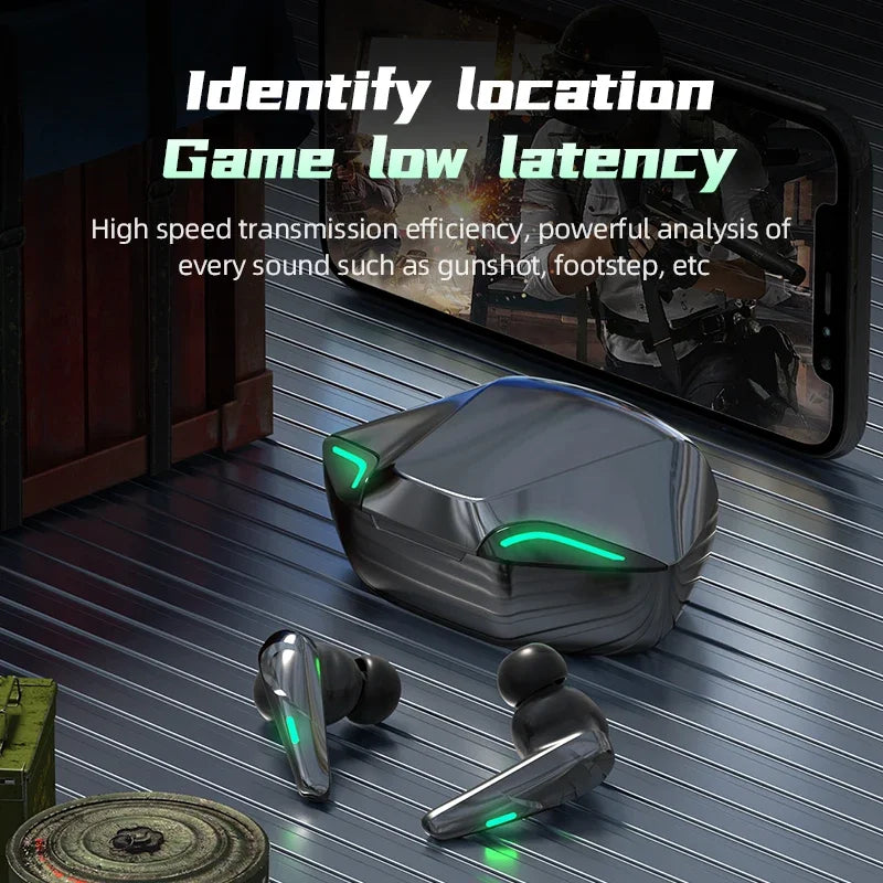 NNEOBA Wireless Bluetooth Gaming Earbuds with Mic – HiFi Sound