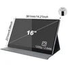 16 Inch 1080P FHD IPS LCD Portable Laptop Monitor Extender USB-C Powered Second Display Gaming New Touch Screen Aluminum Monitor