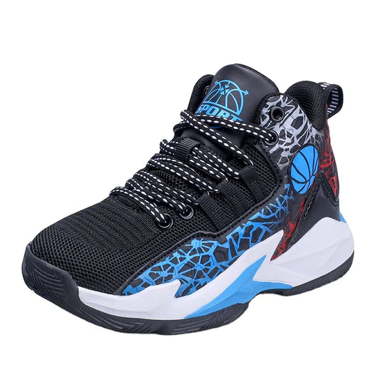 2025 NEW FS Summer Spring Autumn Basketball Shoes Lightweight Fashion Trend Running Sneakers Kids Basketball Shoes Custom logo