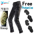 S- 5XL Men Aramid Motorcycle jeans Moto Pants With Protective Gear Riding Touring fireproof and wearable Motorbike Trousers 03