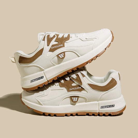 Xuanhui British Style Wholesale Fashion Breathable Lace-up Sneakers Shoes Casual Running Shoes for Woman 2025