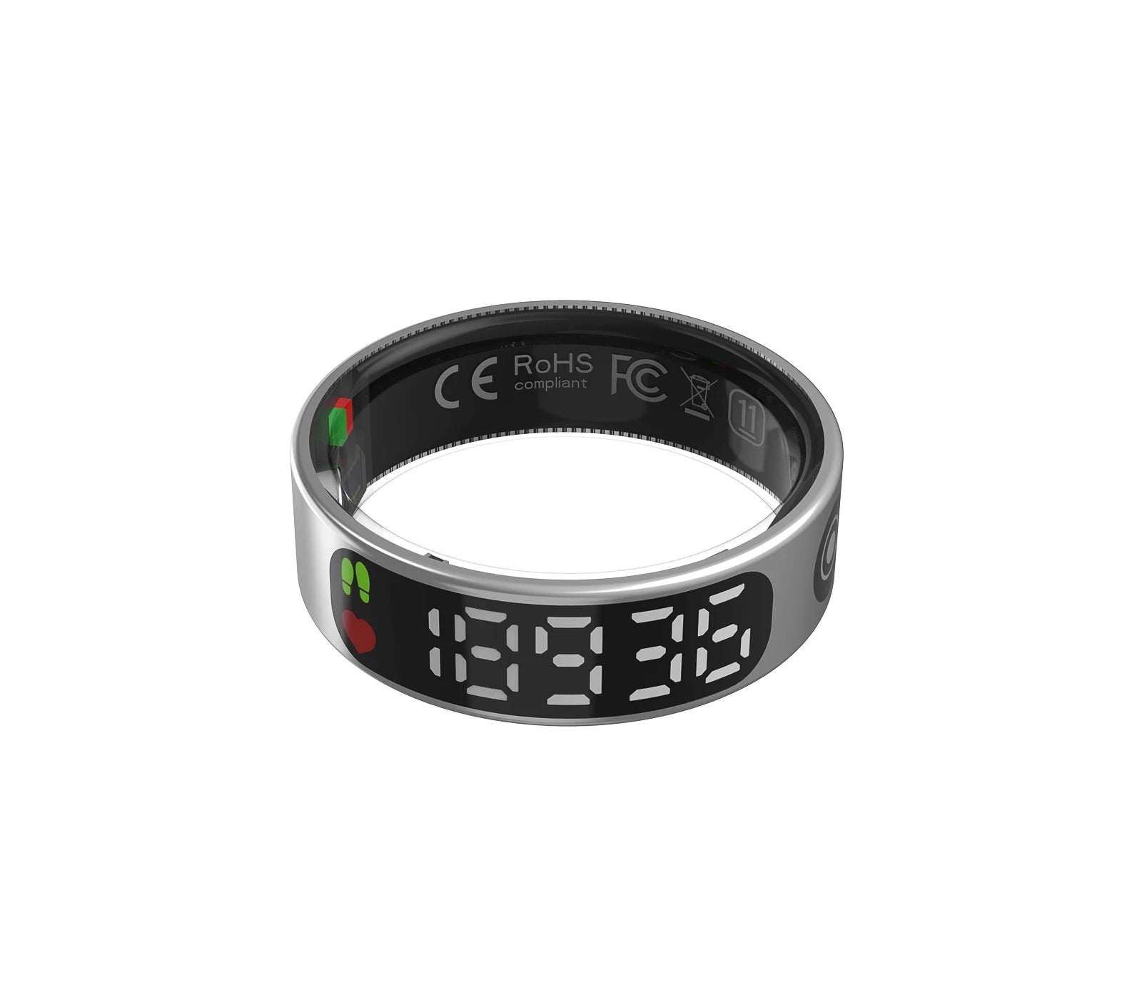 TK9 Smart Ring 3.4g 5ATM Waterproof Heart Rate Blood Oxygen Sleep Health Monitor Calorie Step Sport Fitness Tracker